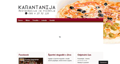 Desktop Screenshot of karantanija.si